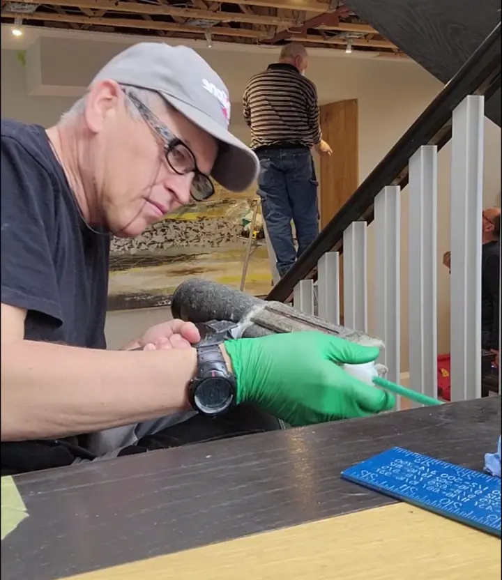 Squeaky Floor & Stair Repairs specialist repairing a wooden staircase in a GTA home